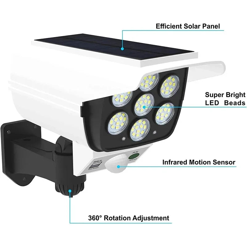 Lampe Solaire de Sécurité Avec Détecteur de Mouvement