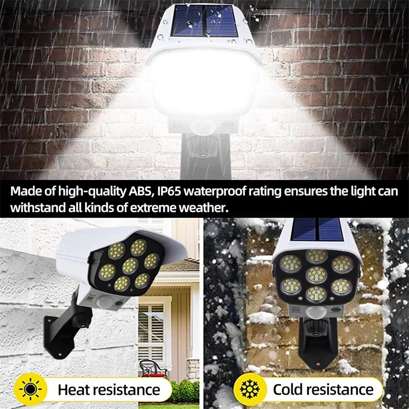 Lampe Solaire de Sécurité Avec Détecteur de Mouvement