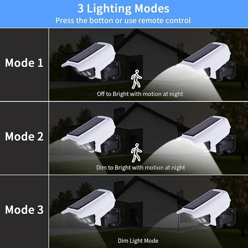 Lampe Solaire LED Avec Détecteur De Mouvement IP65 Image