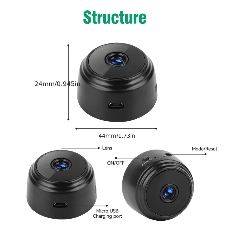 Lot De 2 Caméras De Sécurité WiFi Compactes — illustration 1 Image