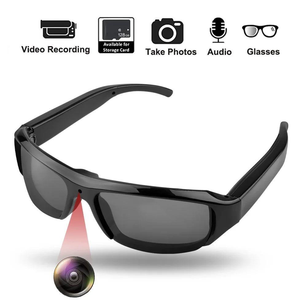 Lunettes Caméra Mini 1080P Noir