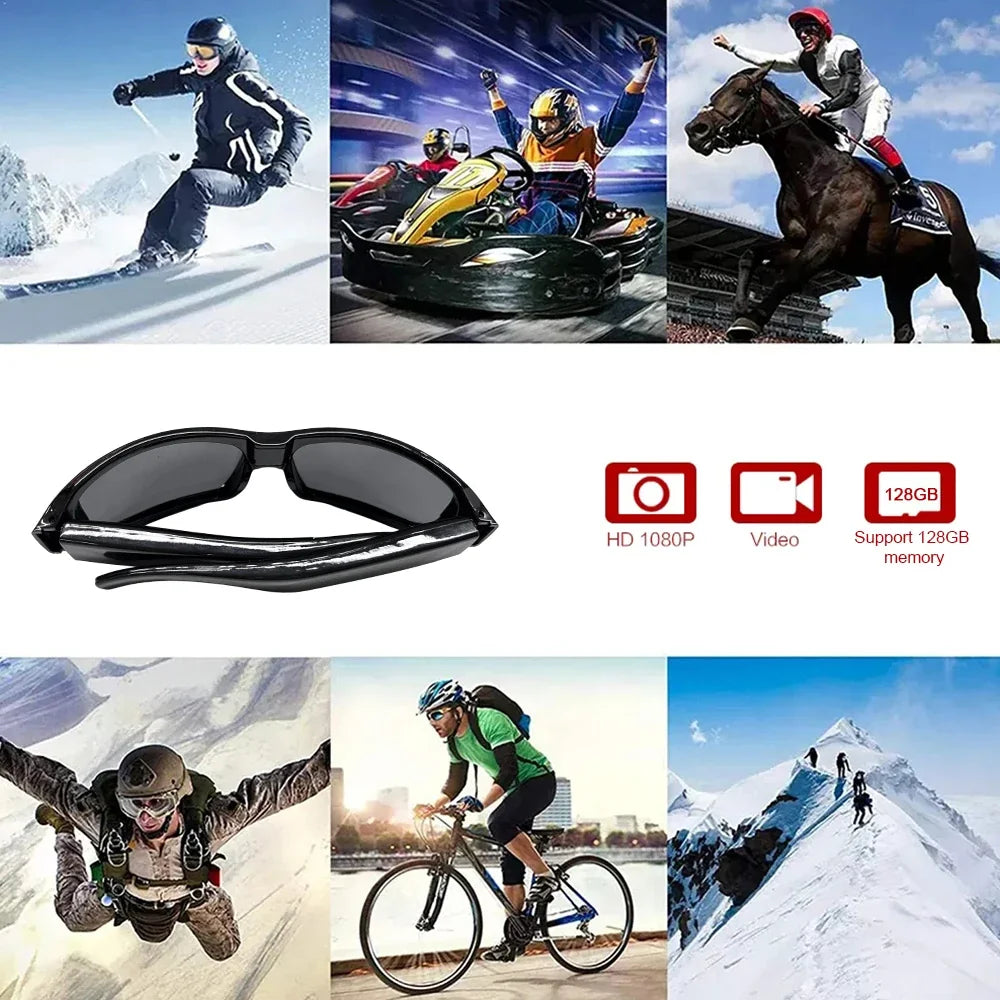Lunettes Caméra Mini 1080P Noir