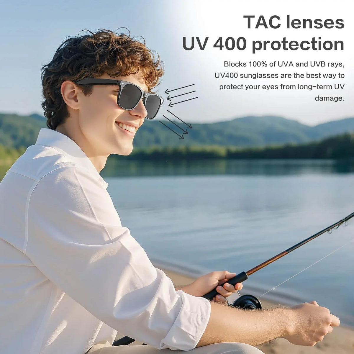 Lunettes Connectées AI avec Caméra 800W