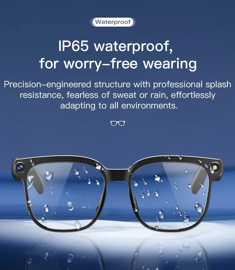 Lunettes Connectées Avec Caméra Et Audio Bluetooth