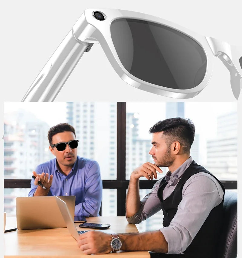 Lunettes Intelligentes 4K Avec Caméra Et Assistant Vocal Image
