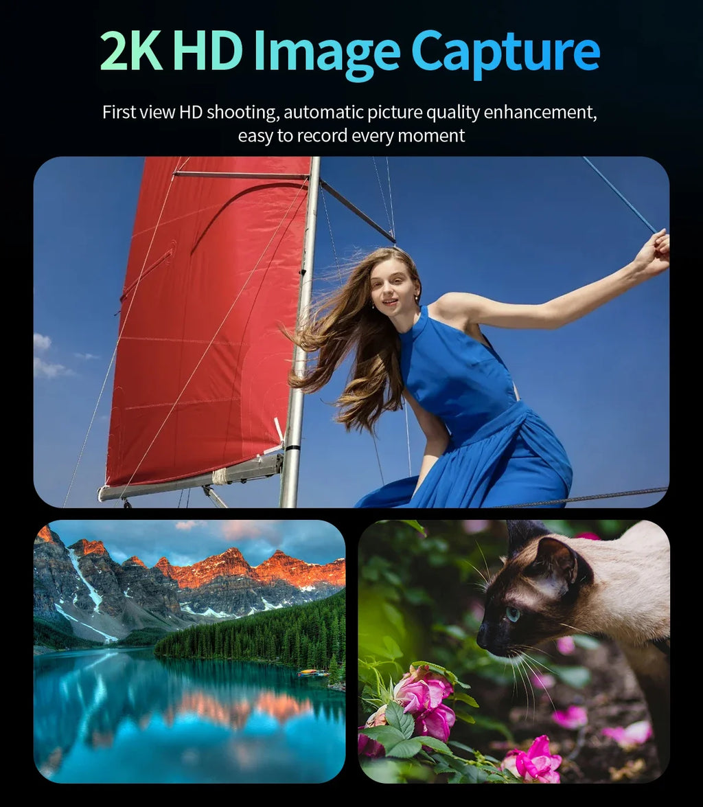 Lunettes Intelligentes 4K avec Caméra IA