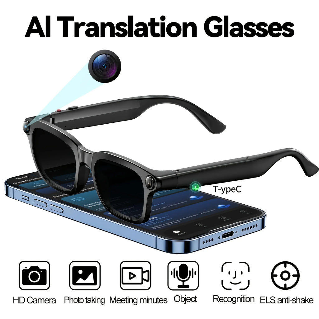 Lunettes Intelligentes Avec Caméra Et Assistant Vocal — photo 8