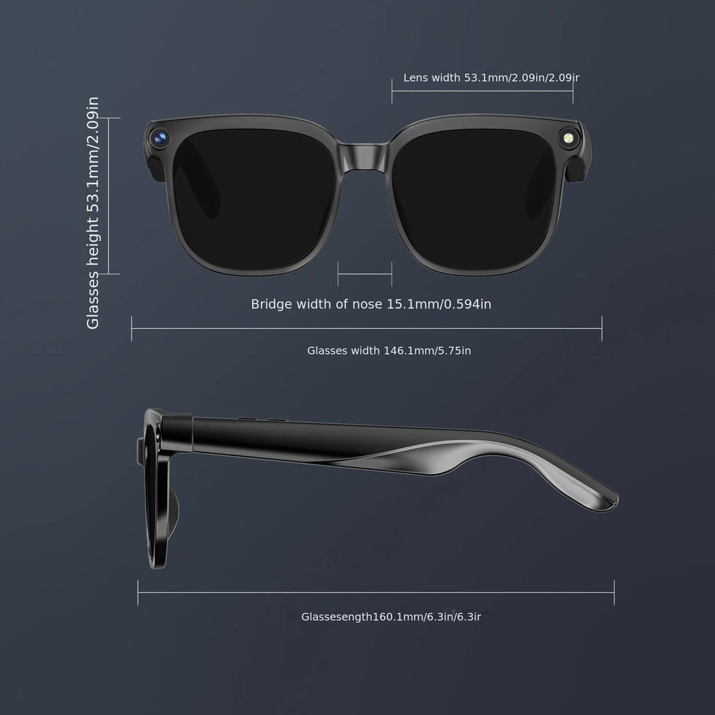 Lunettes Intelligentes avec Caméra et Traduction — photo 9