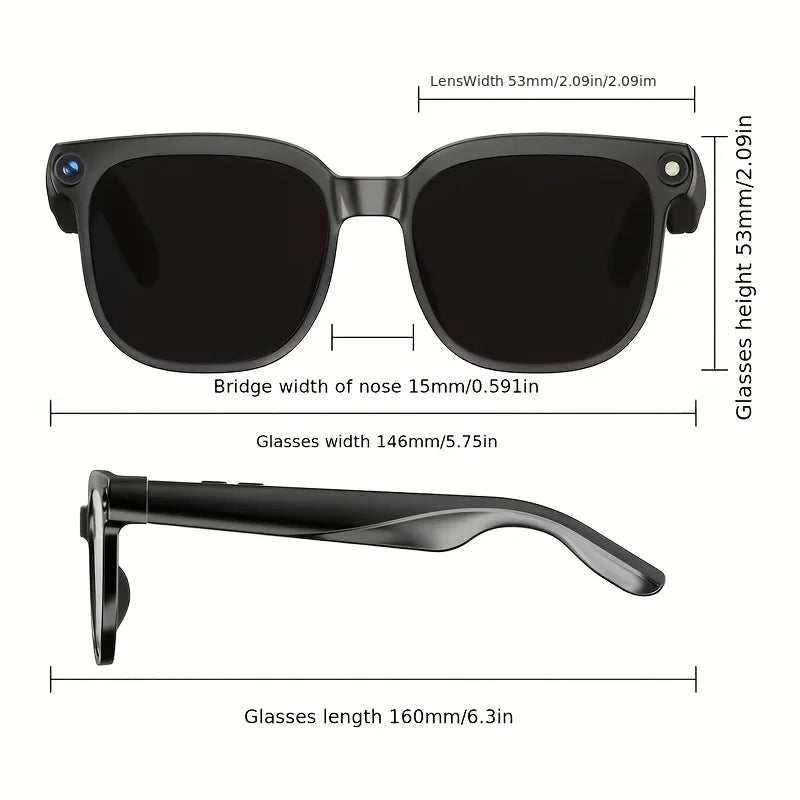 Lunettes Intelligentes IA avec Caméra 8MP — photo 2