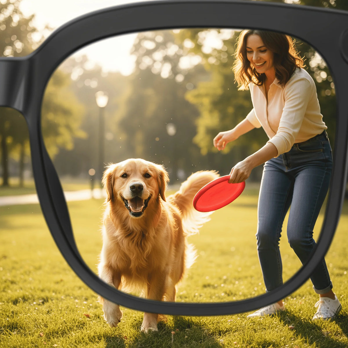 Lunettes Intelligentes IA avec Caméra 8MP — illustration 1 Image