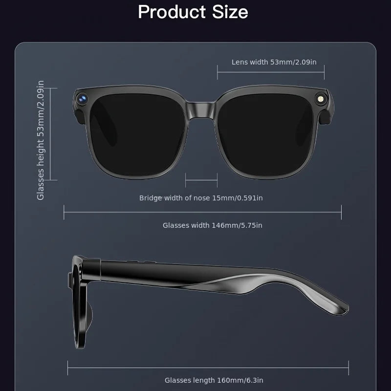 Lunettes Intelligentes IA avec Caméra — photo 2