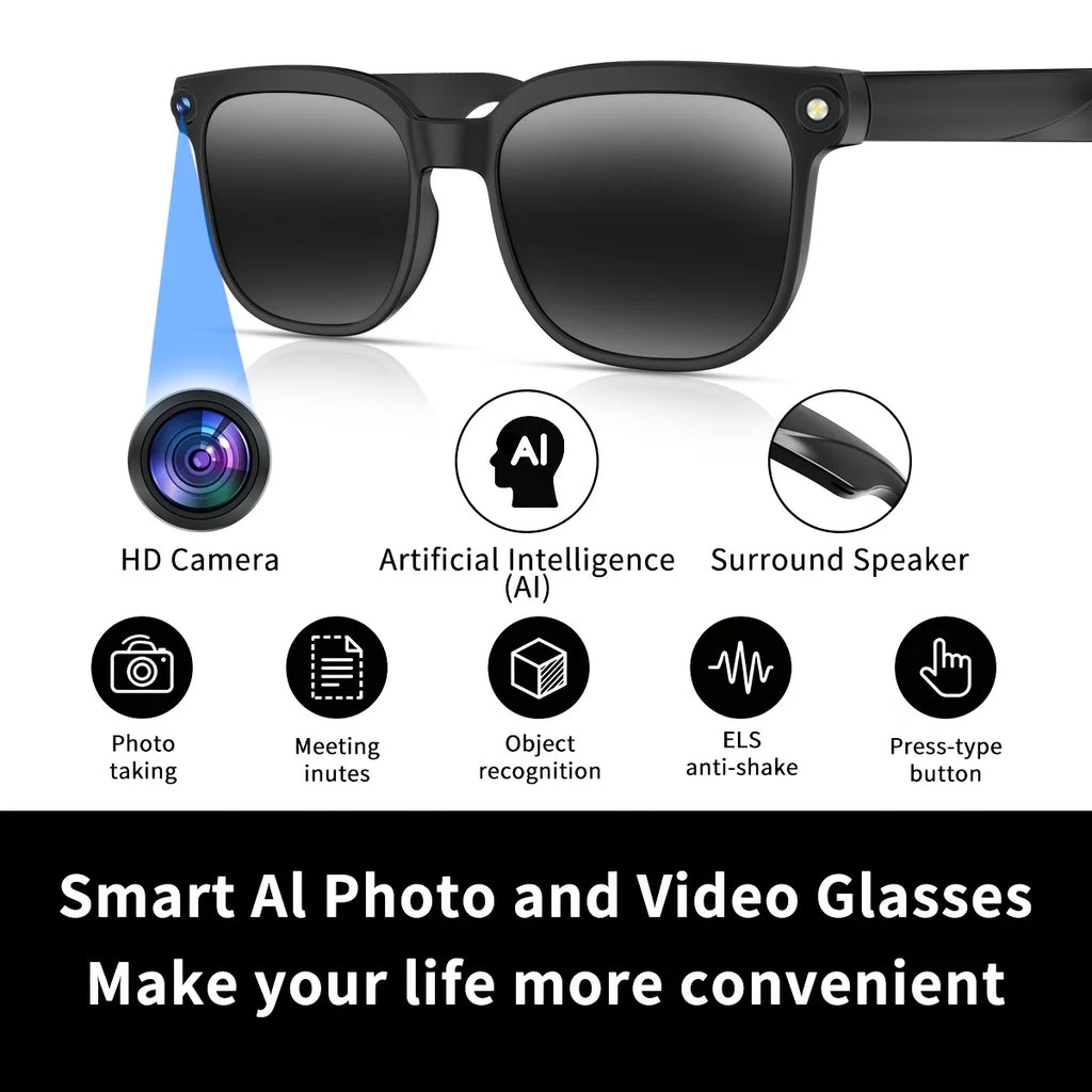 Lunettes Intelligentes IA avec Caméra — 【Noir】, photo 6