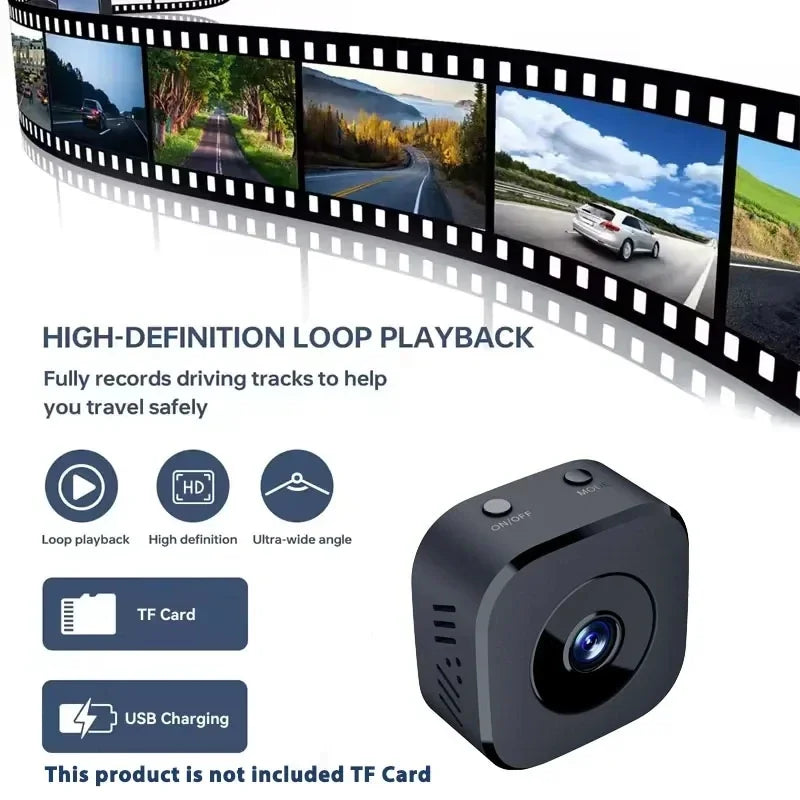 Mini Caméra De Sécurité Wi-Fi 4K Avec Vision Nocturne