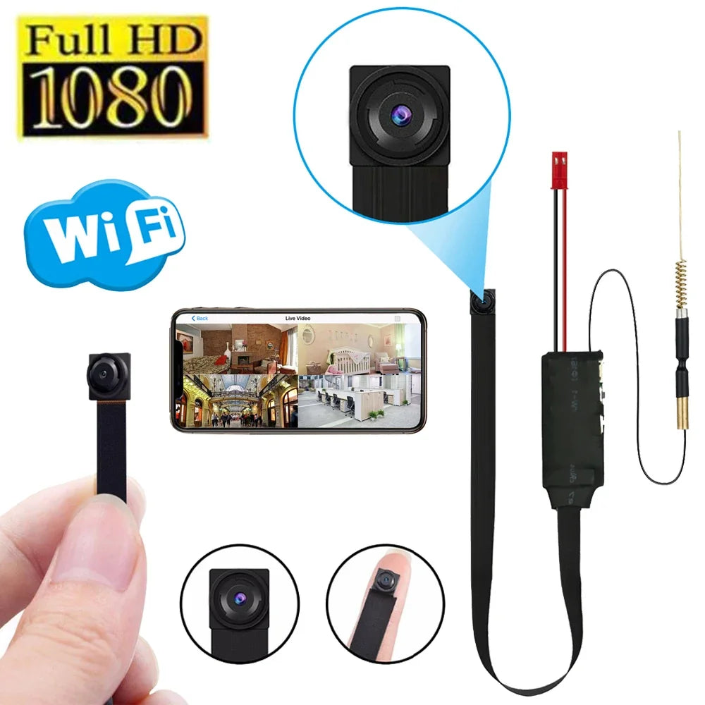 Mini Caméra De Sécurité WiFi 1080P Avec Vision À Distance