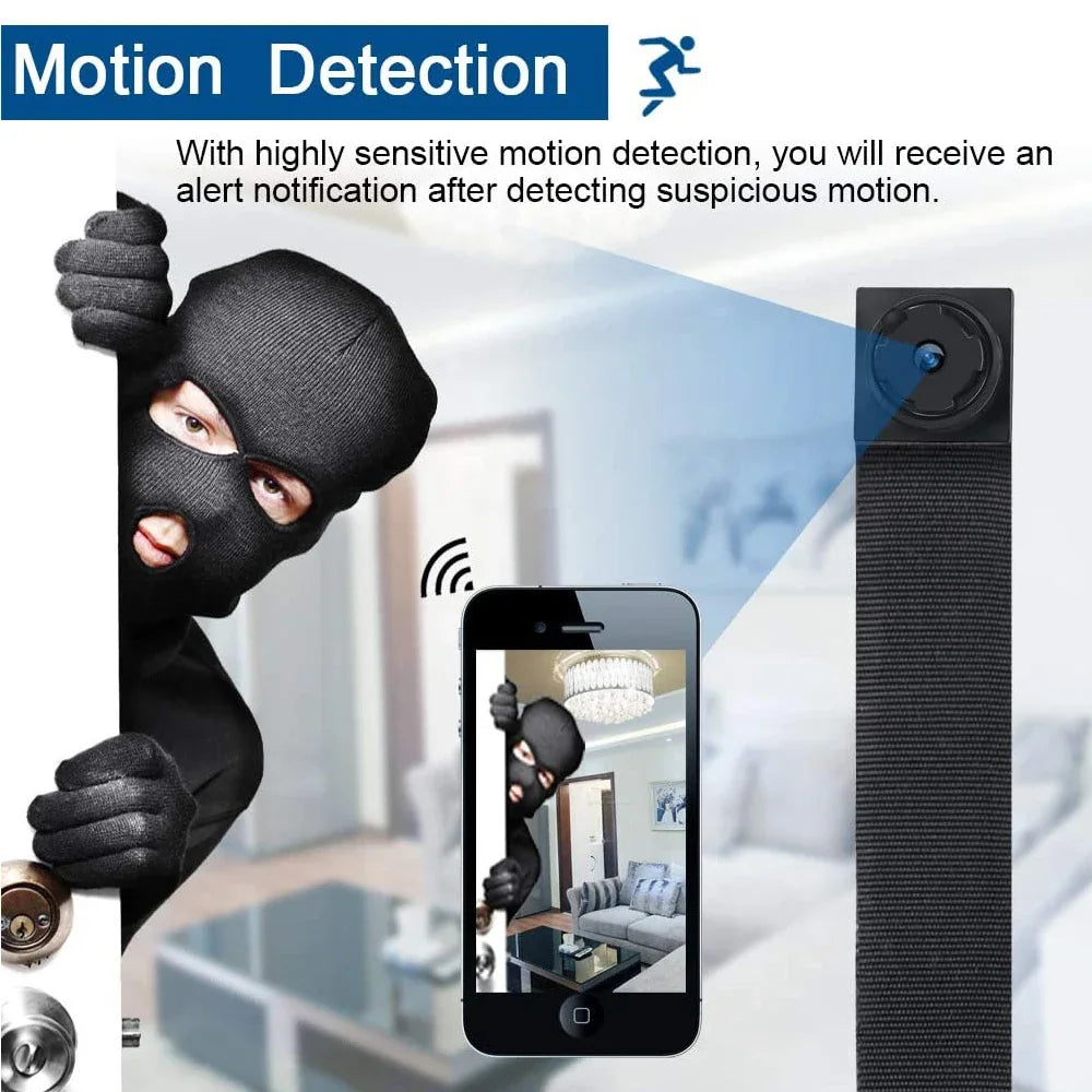 Mini Caméra De Sécurité WiFi 1080P Avec Vision À Distance