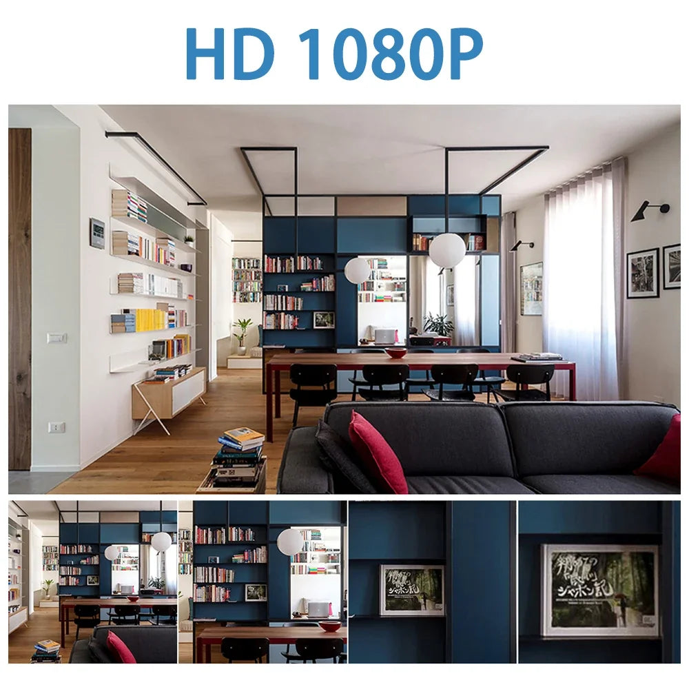 Mini Caméra De Sécurité WiFi 1080P Avec Vision À Distance