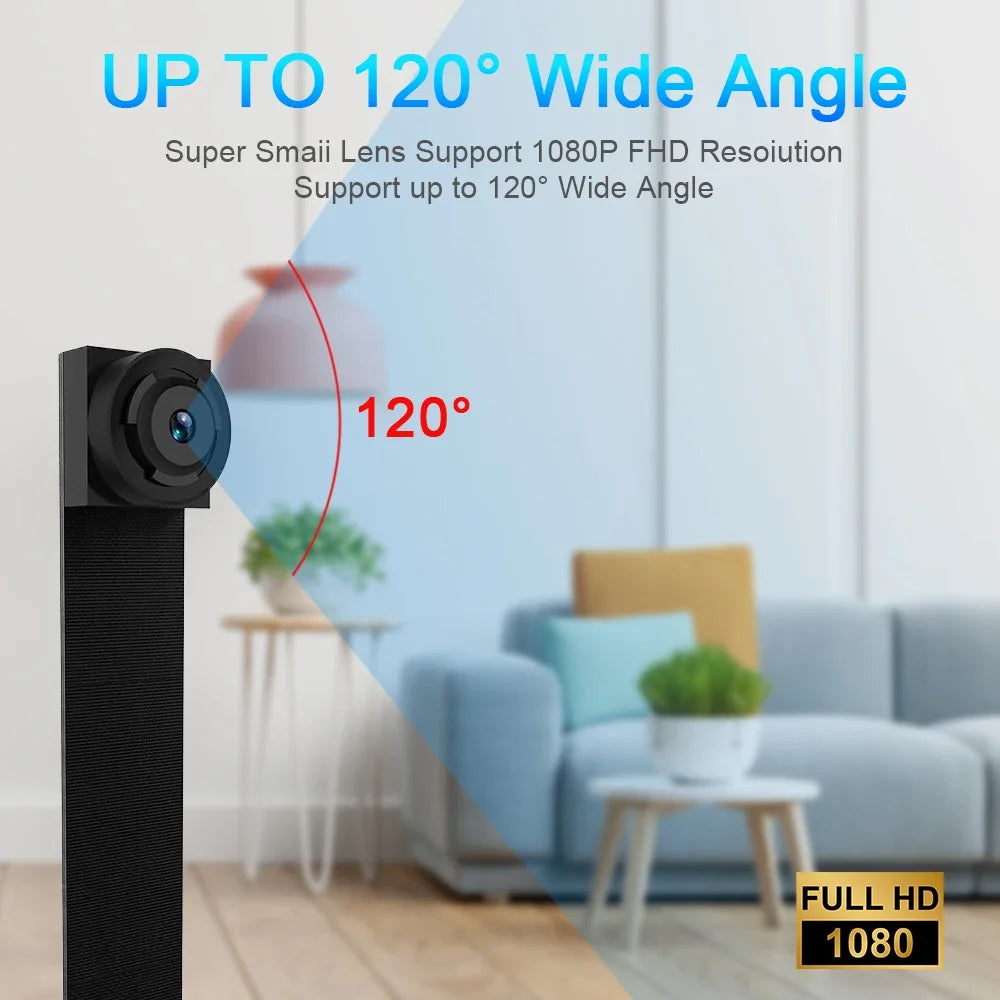 Mini Caméra De Sécurité WiFi 1080P Avec Vision À Distance