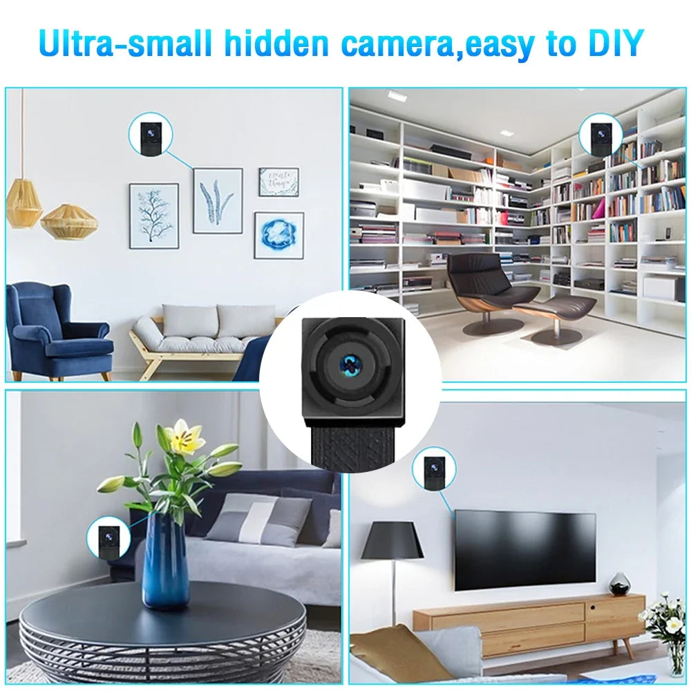 Mini Caméra De Sécurité WiFi 1080P Avec Vision À Distance