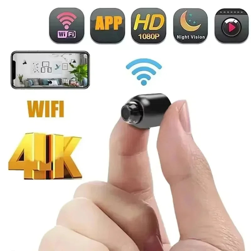 Mini Caméra De Surveillance 1080P Avec Vision Nocturne