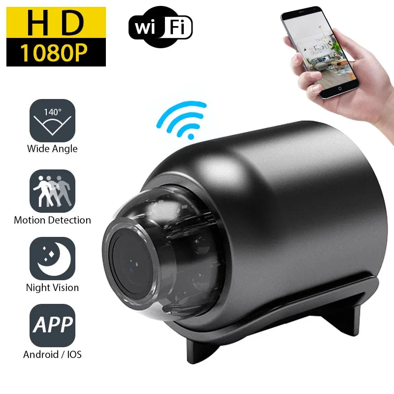 Mini Caméra De Surveillance 1080P Avec Vision Nocturne