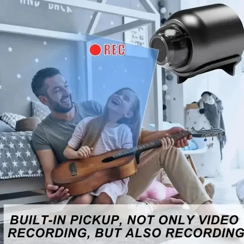 Mini Caméra de Surveillance Wi-Fi 1080P Compacte