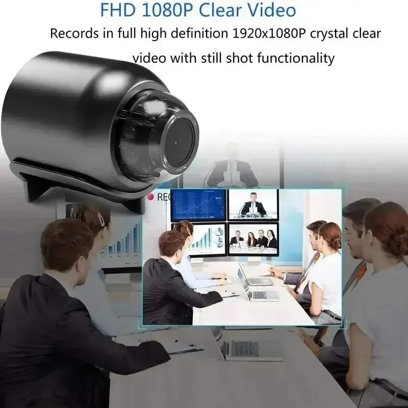 Mini Caméra de Surveillance Wi-Fi 1080P Compacte