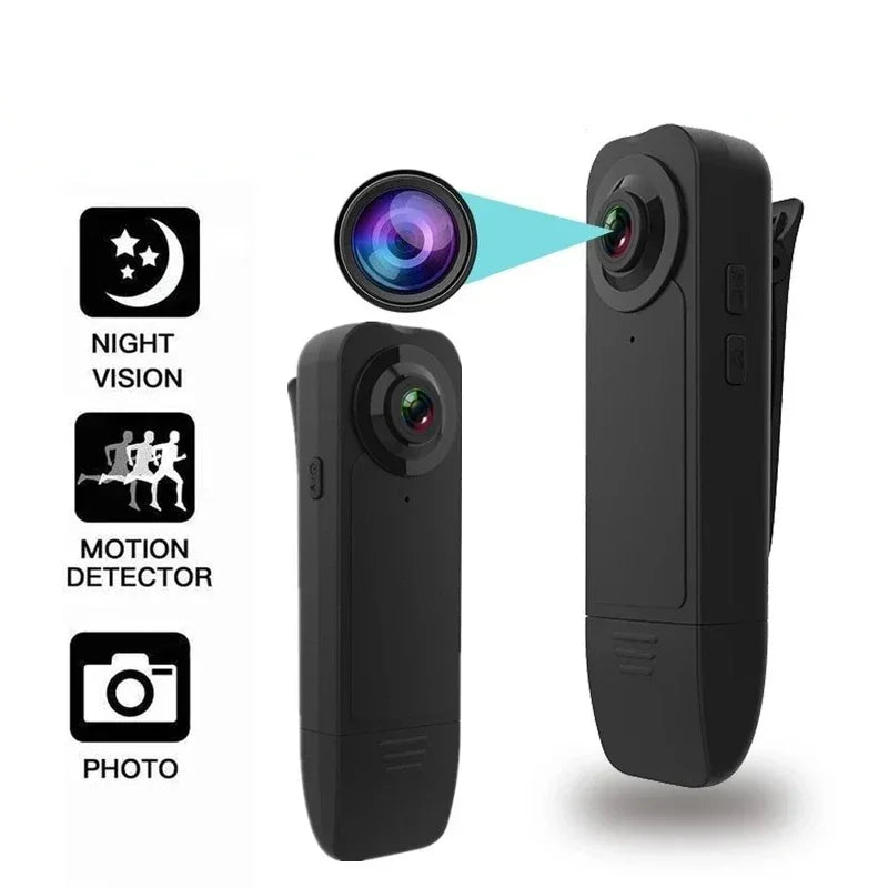Mini Caméra Sport 1080P Avec Vision Nocturne