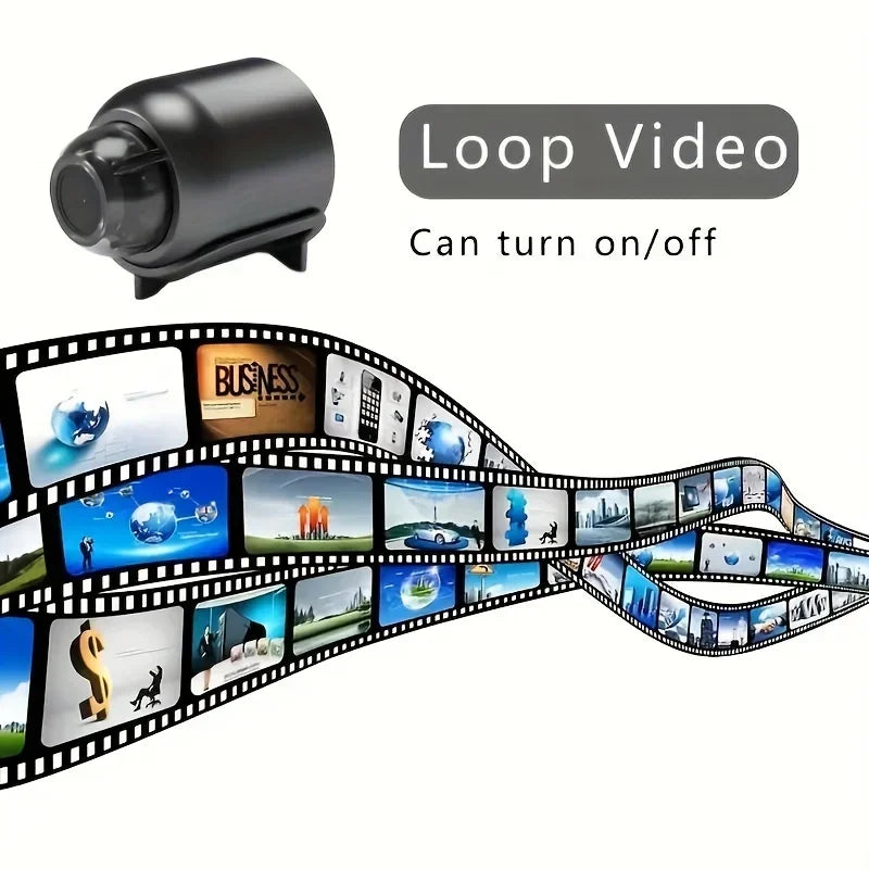 Mini Caméra Wi-Fi 1080P avec Vision Nocturne