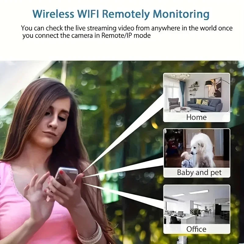 Mini Caméra Wi-Fi 1080P avec Vision Nocturne Image