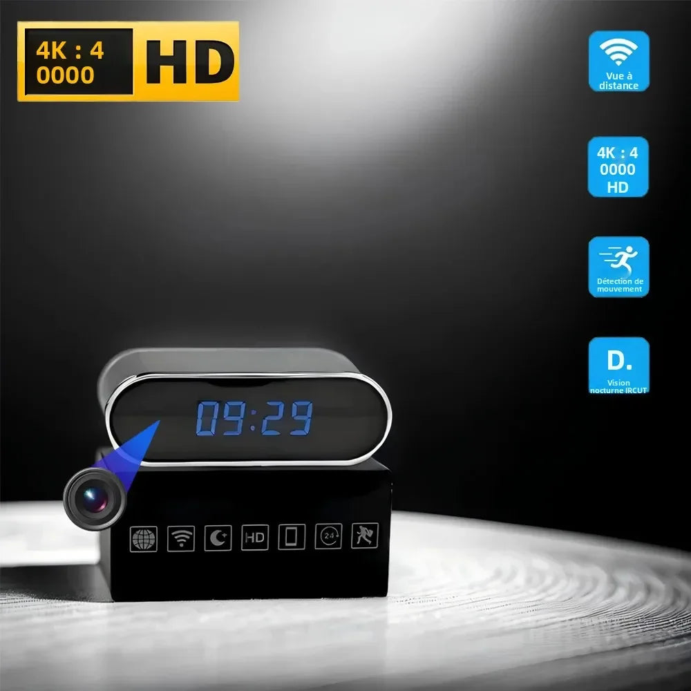 Mini Caméra Wi-Fi 4K Avec Vision Nocturne