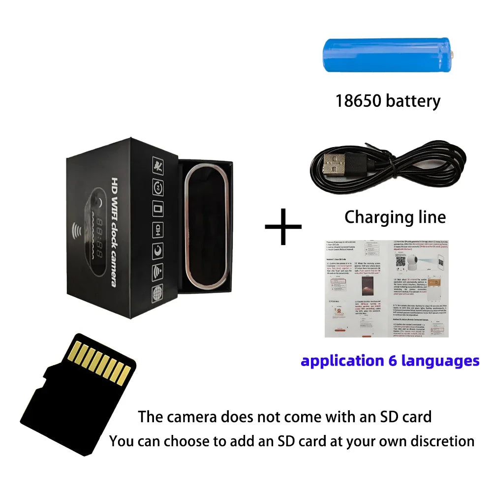 Mini Caméra Wi-Fi 4K Avec Vision Nocturne