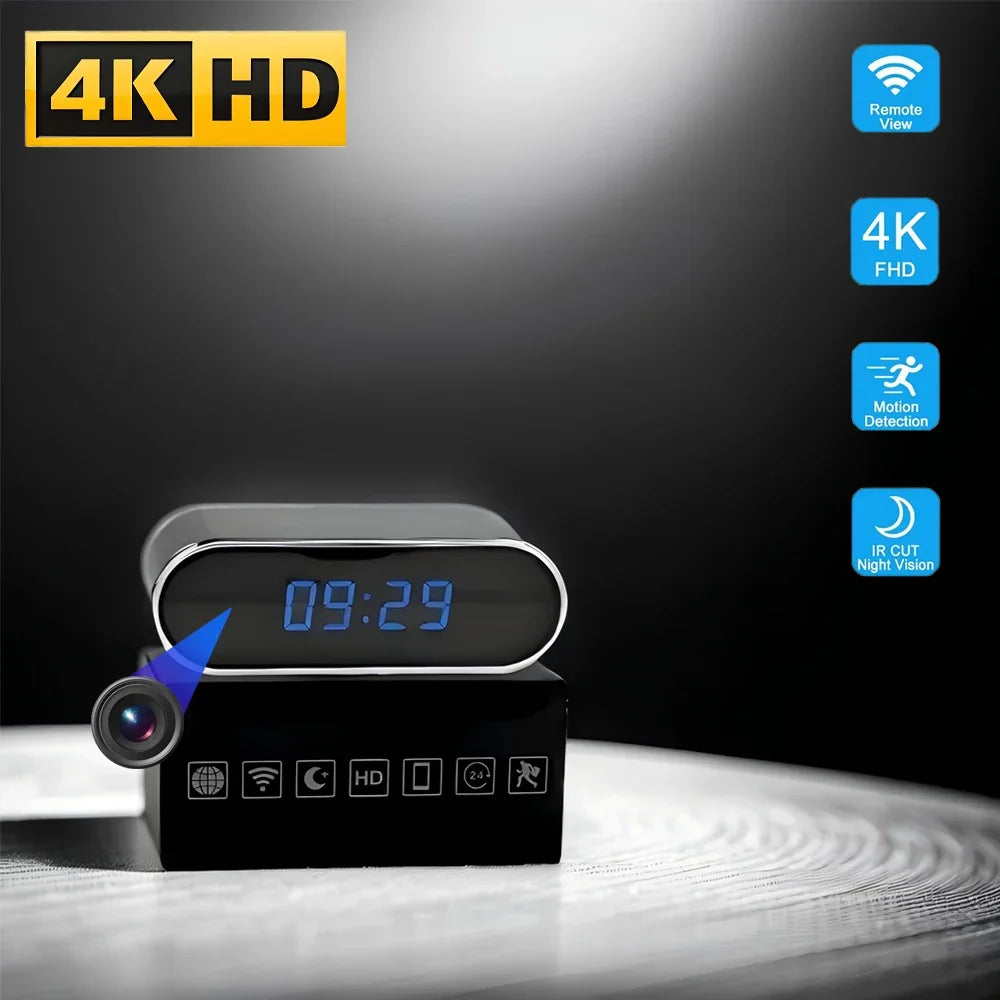 Mini Caméra Wi-Fi 4K Avec Vision Nocturne