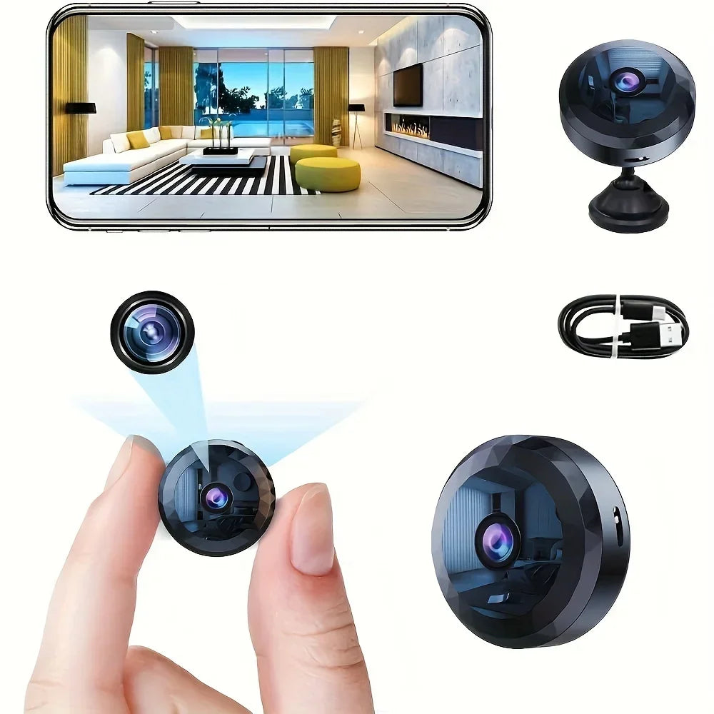 Mini Caméra Wi-Fi De Sécurité Avec Vision Nocturne