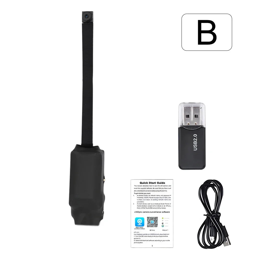 Mini Caméra WiFi 1080P avec Vision à Distance