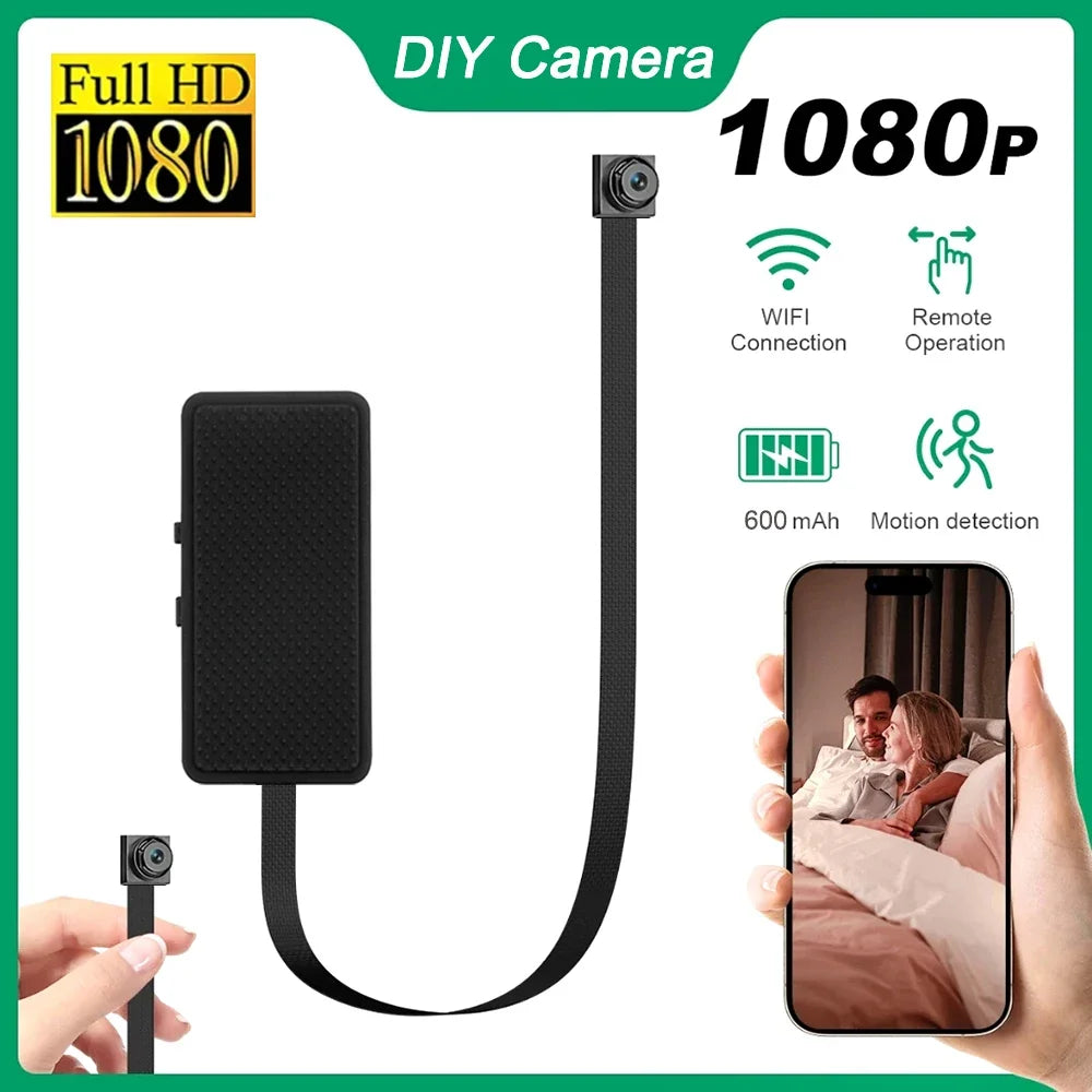 Mini Caméra WiFi 1080P avec Vision à Distance