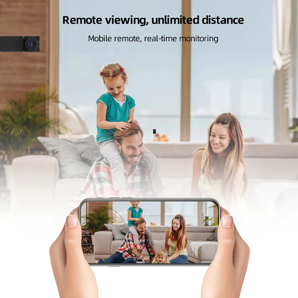 Mini Caméra WiFi 1080P avec Vision à Distance