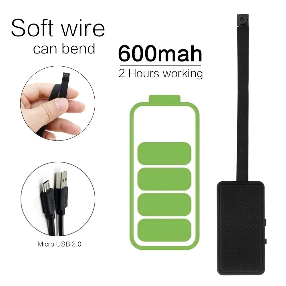 Mini Caméra WiFi 1080P avec Vision à Distance