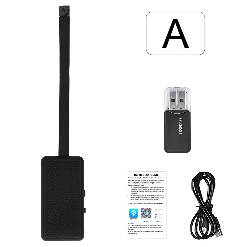 Mini Caméra WiFi 1080P avec Vision à Distance