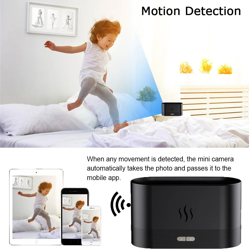 Mini Caméra WiFi 1080P avec Vision Nocturne