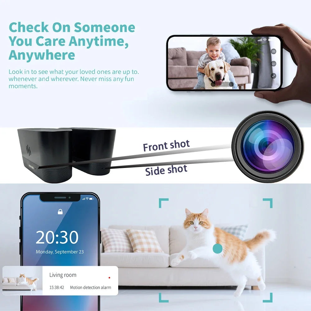 Mini Caméra WiFi 1080P avec Vision Nocturne