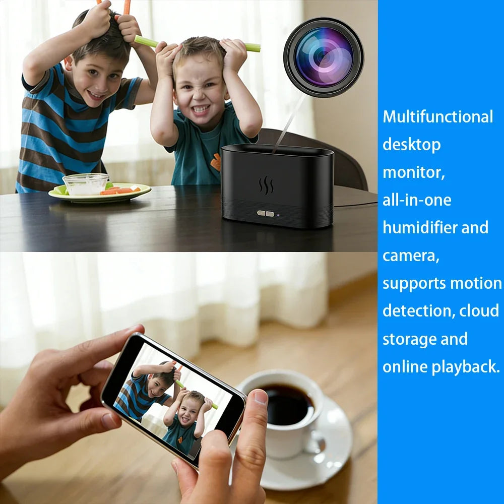 Mini Caméra WiFi 1080P avec Vision Nocturne