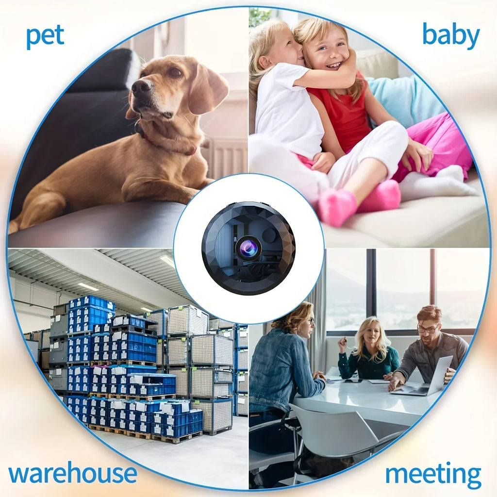 Mini Caméra WiFi 1080P de Surveillance Intérieure