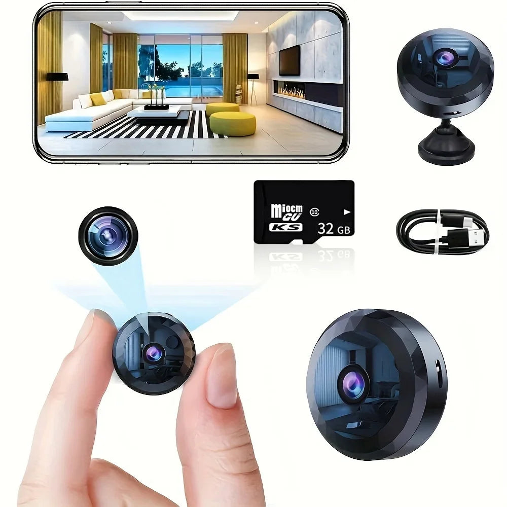 Mini Caméra WiFi 1080P de Surveillance Intérieure