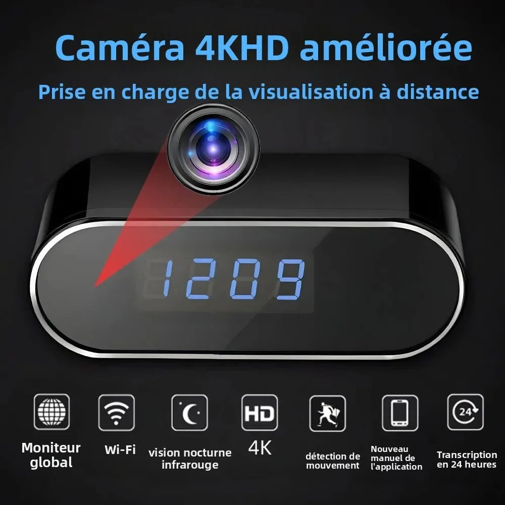 Mini Caméra WiFi 4K avec Vision Nocturne
