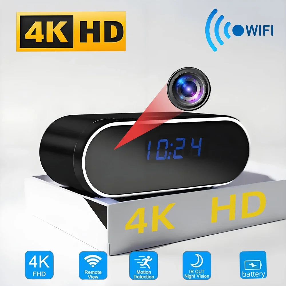 Mini Caméra WiFi 4K Avec Vision Nocturne