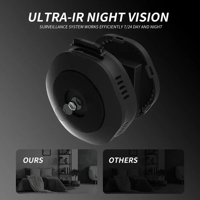 Mini Caméra WiFi 4K Avec Vision Nocturne