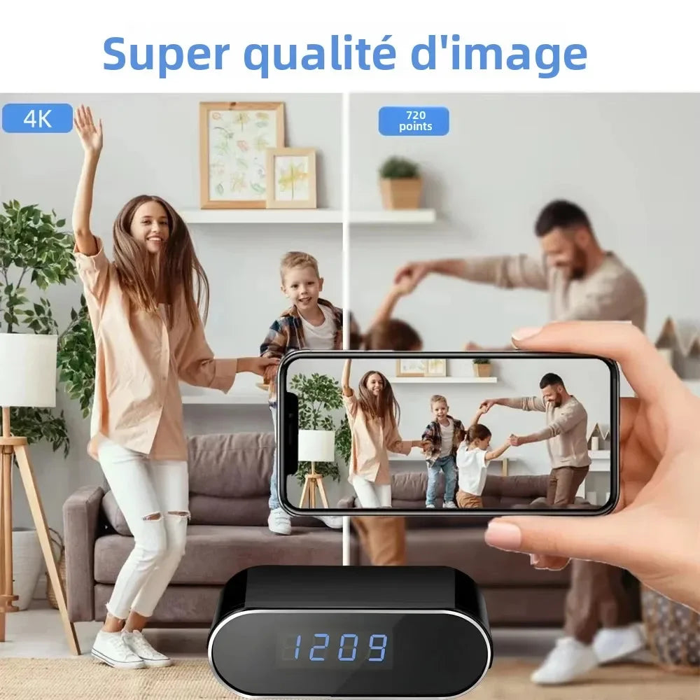 Mini Caméra WiFi 4K avec Vision Nocturne