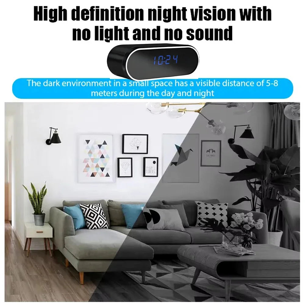 Mini Caméra WiFi 4K Avec Vision Nocturne