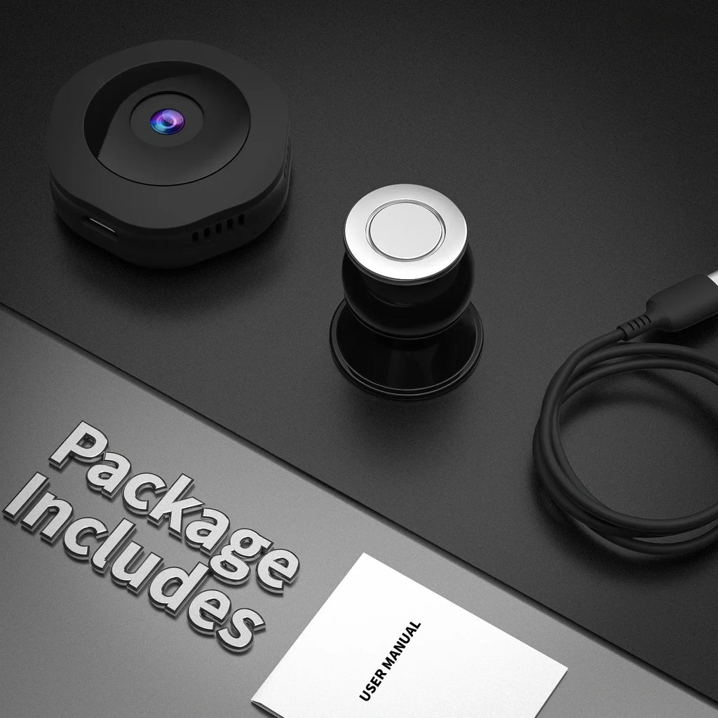 Mini Caméra WiFi 4K Avec Vision Nocturne