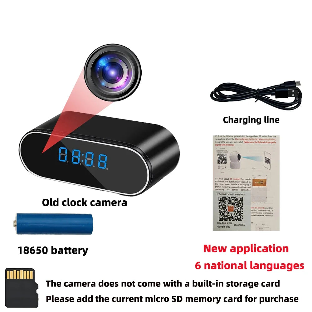 Mini Caméra WiFi 4K avec Vision Nocturne